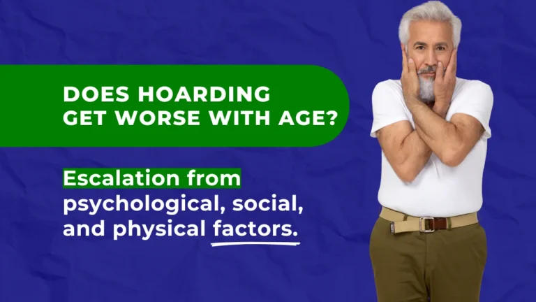 As hoarding worsens with age, health and safety risks increase.