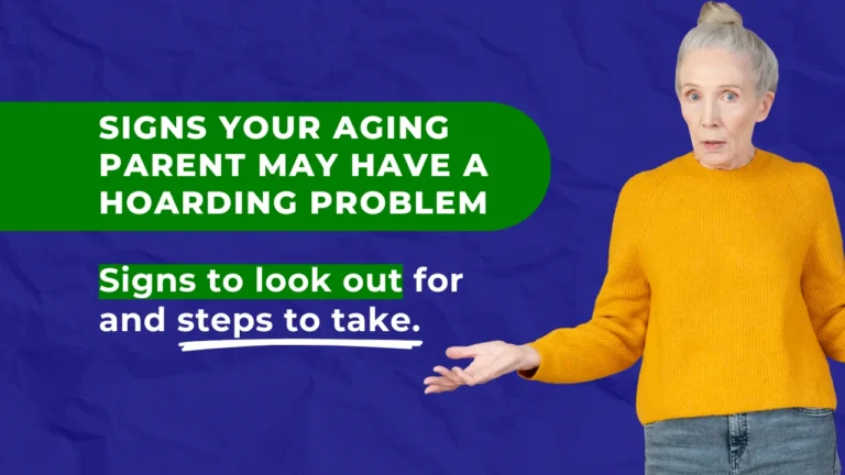 Signs your ageing parent may have a hoarding problem, with steps to recognize and address the issue.